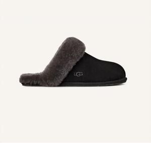 NEW UGG women's scuffette ii slipper in black/grey